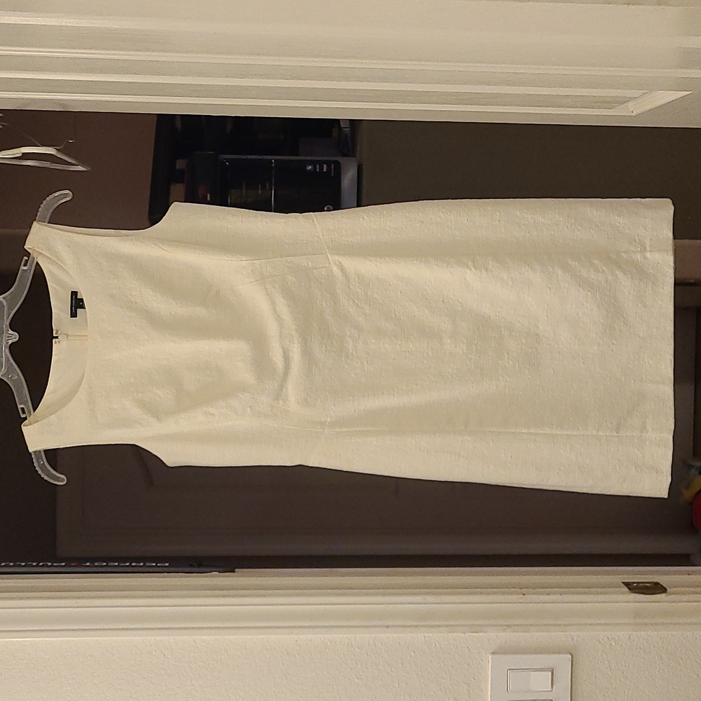 Ann Taylor Creme sheath dress sz 6